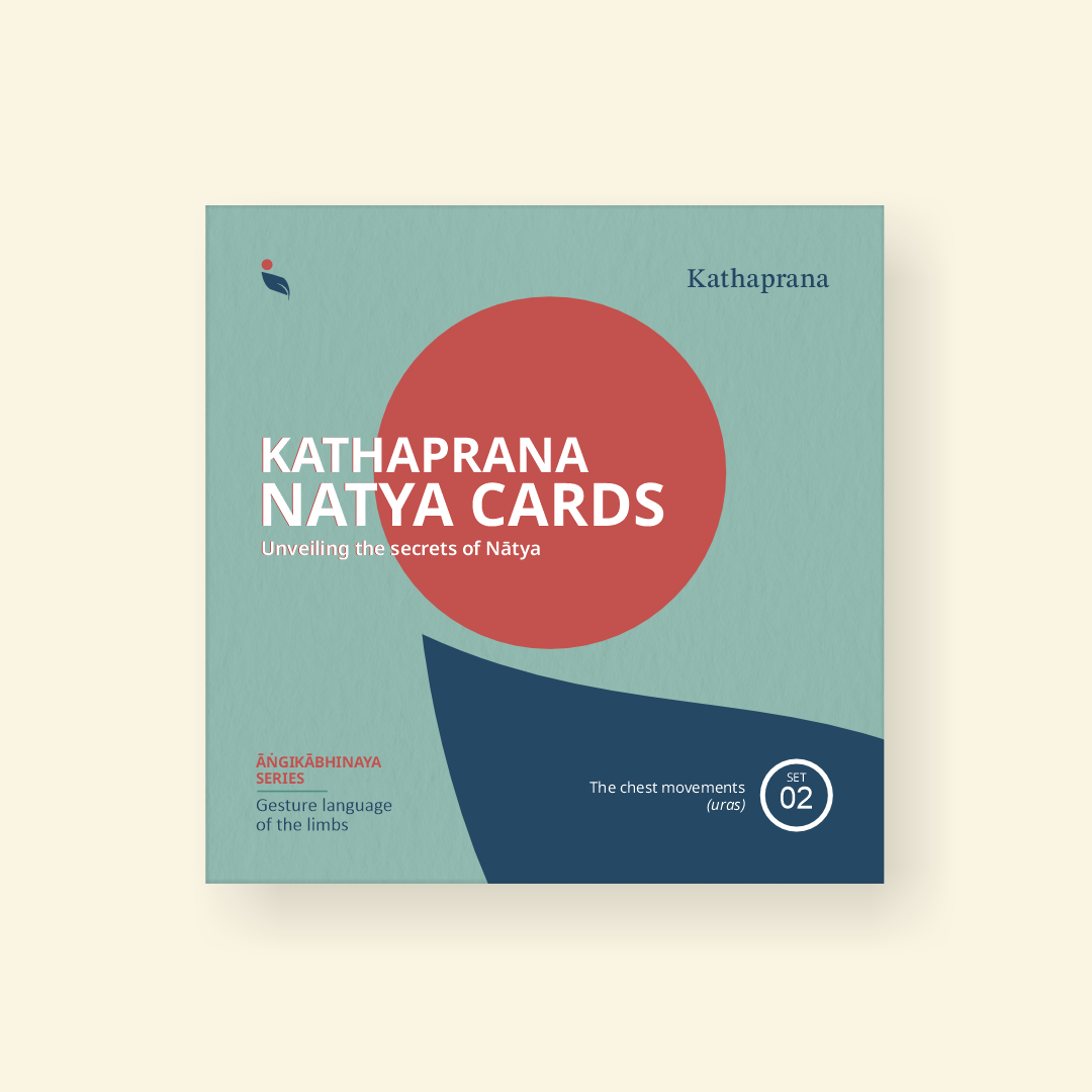Kathaprana Natya Cards Deck 2. Kathak learning flashcards with Sanskrit mudras – Perfect for beginners & children. Buy now for fun learning. 
