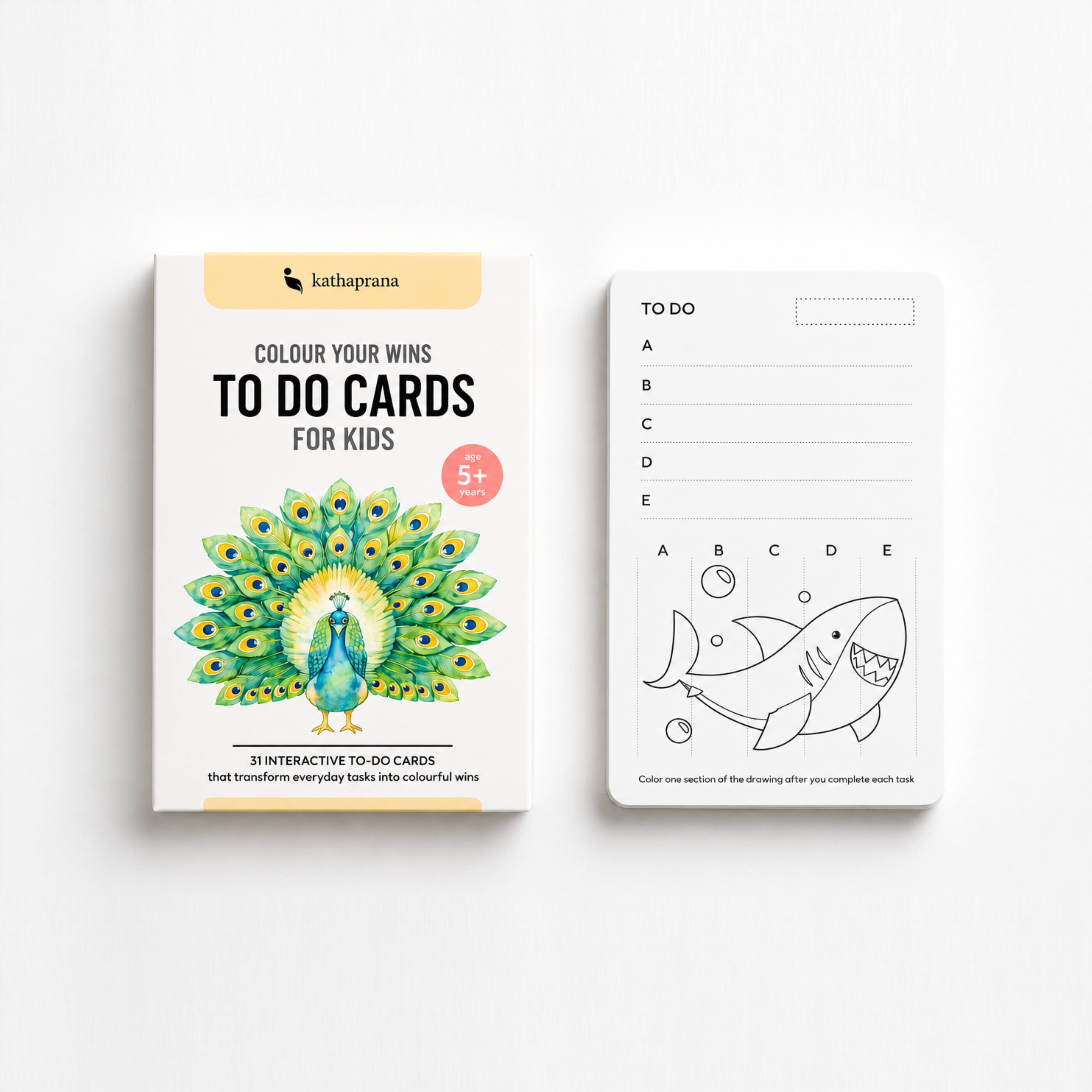 Colour Your Wins To Do Cards for Kids