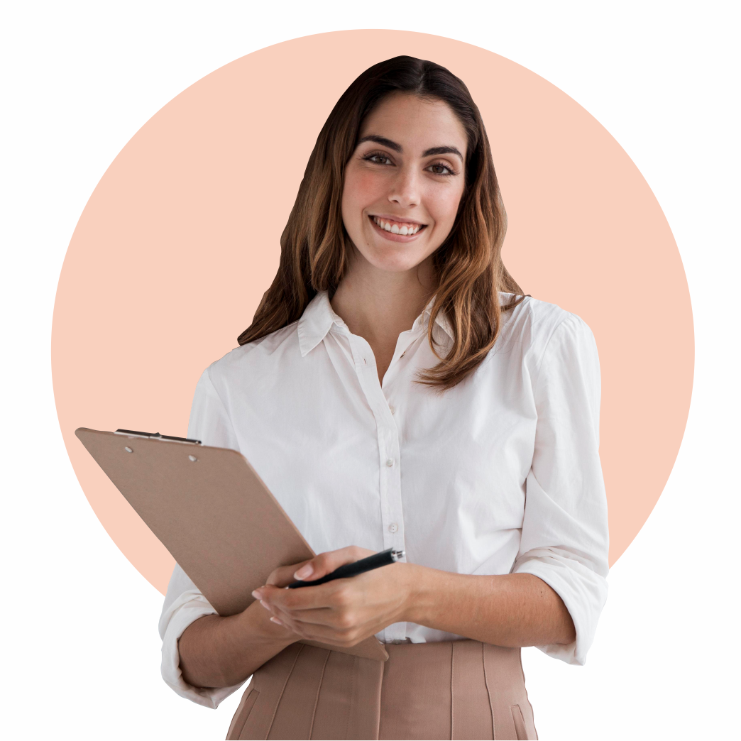 A friendly arts therapist in professional attire holds a clipboard, symbolizing guidance and support in creative therapies.
Represents Kathaprana’s expert team offering evidence-based, culturally informed arts therapy in Australia.